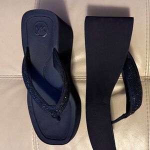 MICHAEL Michael Kors Black Platform Sandals